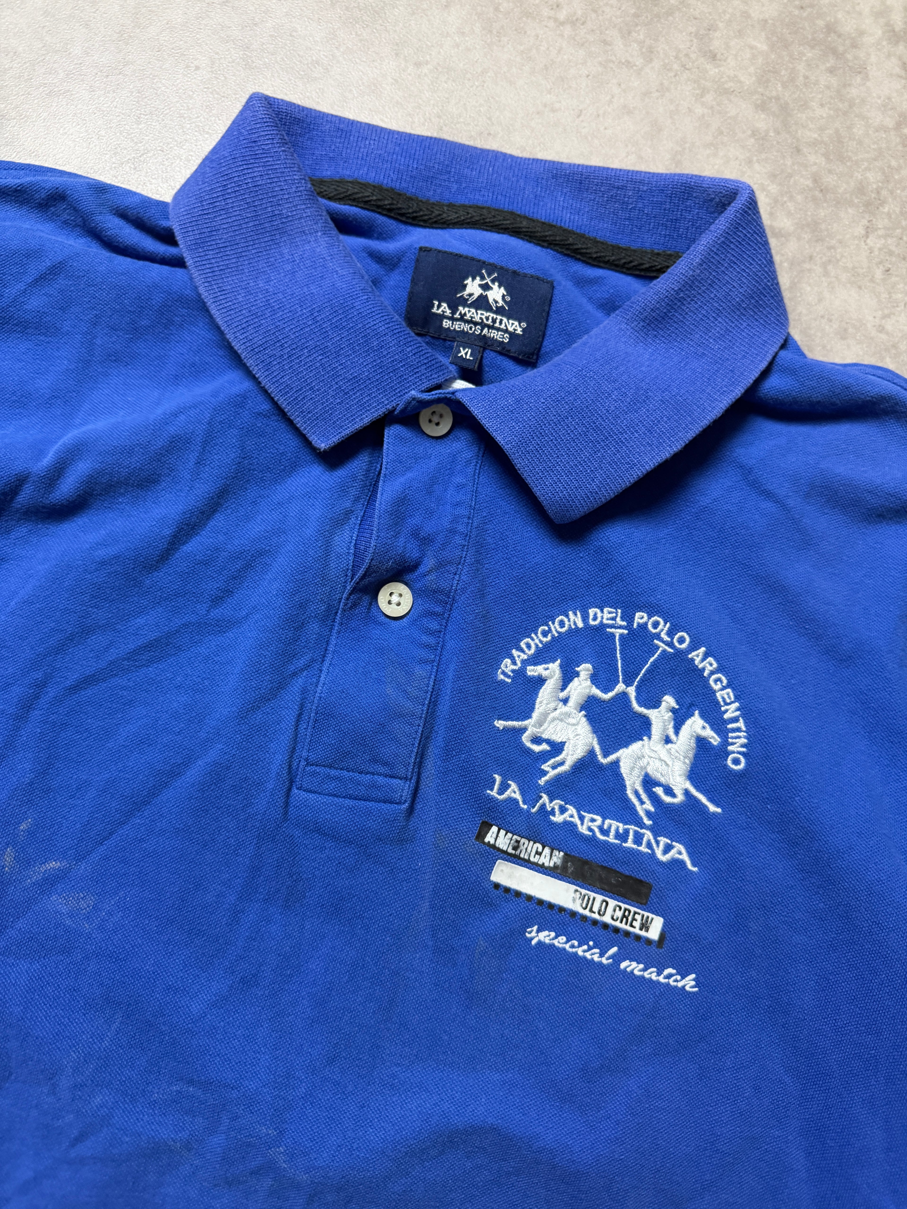 La Martina Vintage Polo Shirt 2014 Blau XL