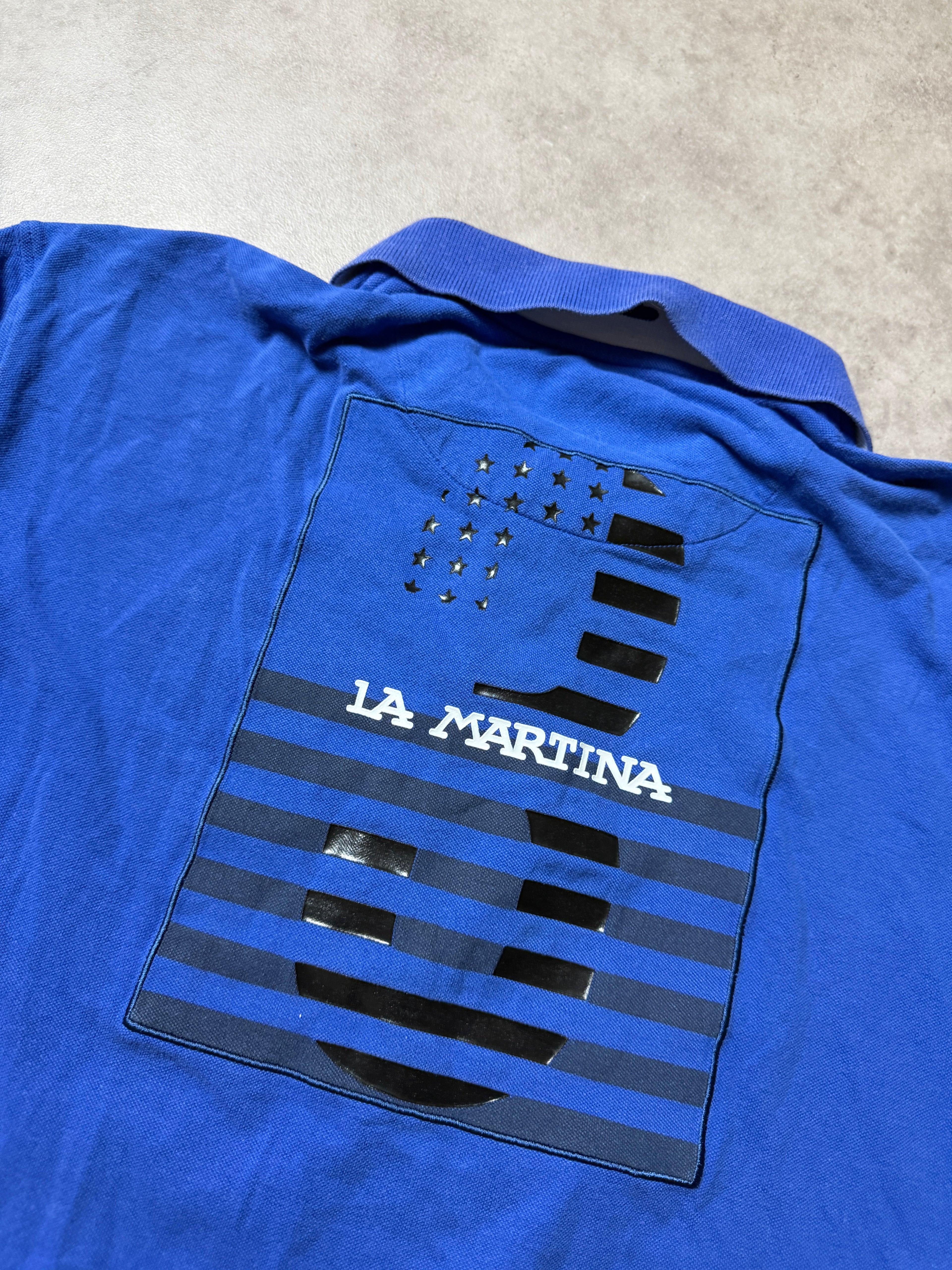 La Martina Vintage Polo Shirt 2014 Blau XL