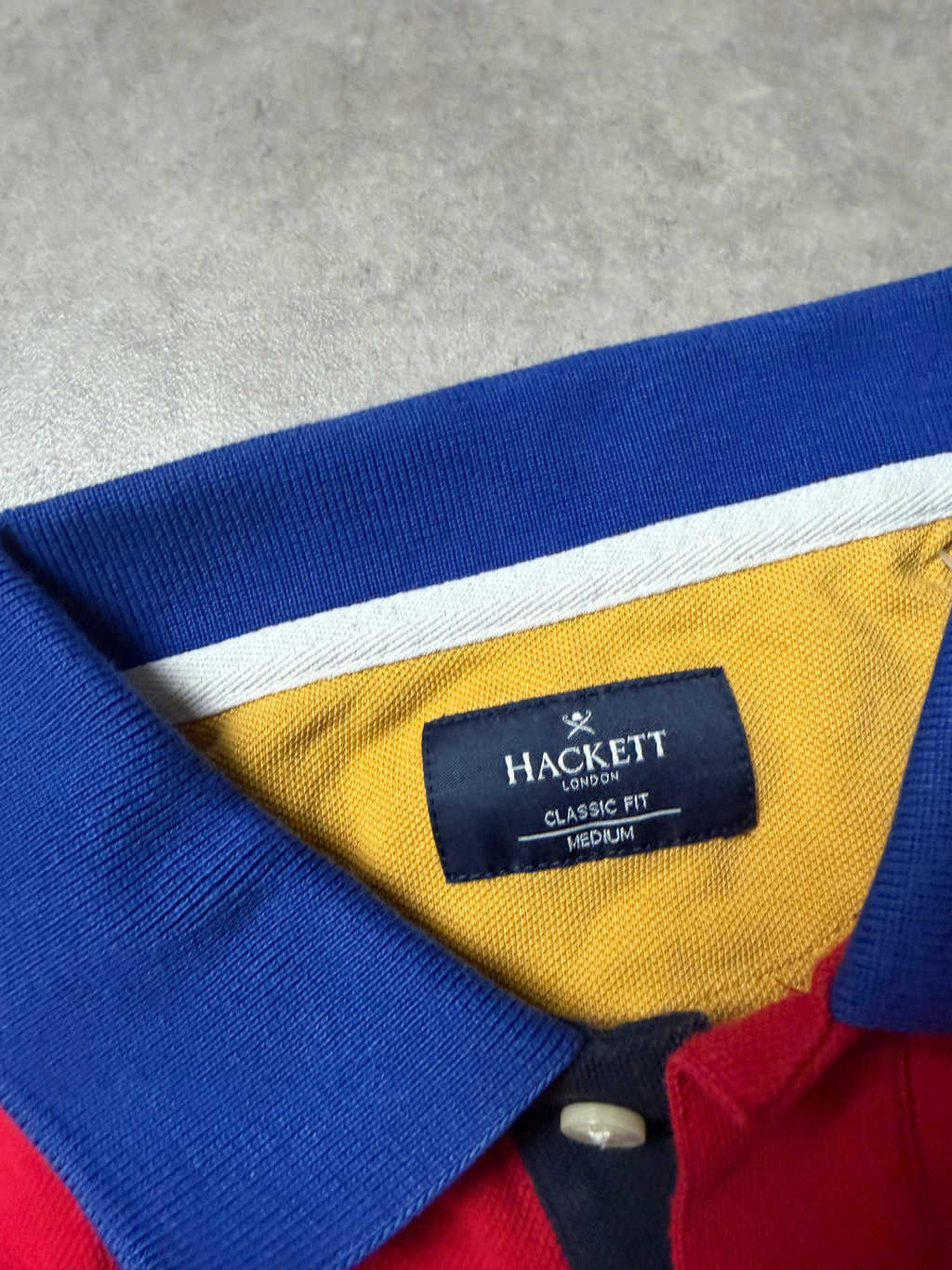 Hackett Vintage Polo Shirt 2014 Rot Spanien M