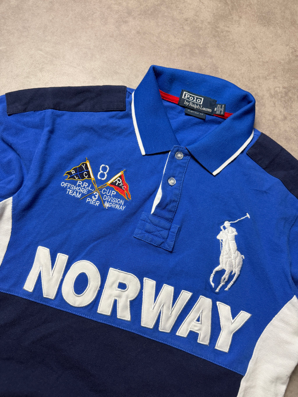 Ralph Lauren Vintage Polo Shirt*Rare*2014 Norway M