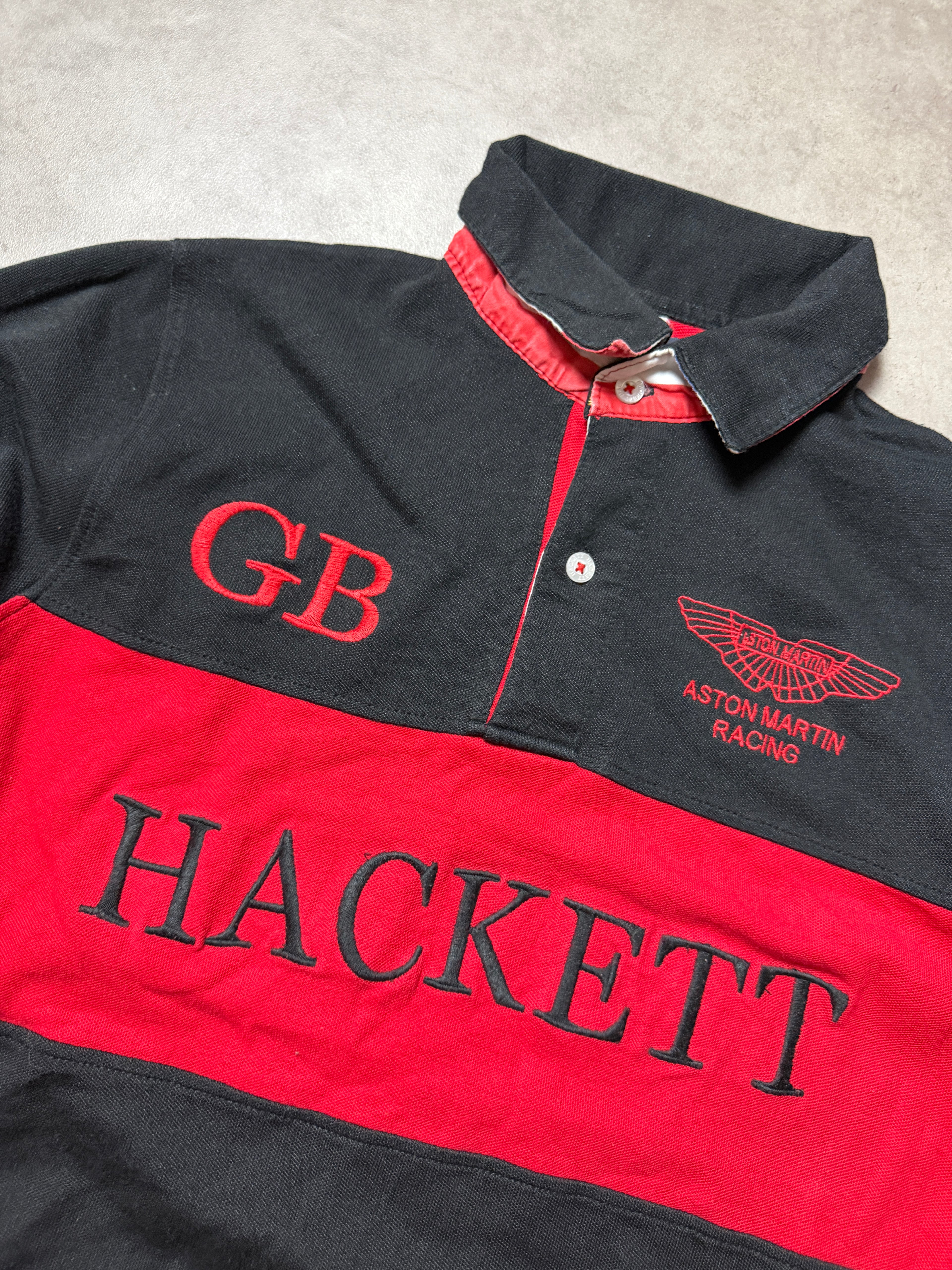 Hackett Vintage Polo Shirt 2014 Aston Martin Racing M