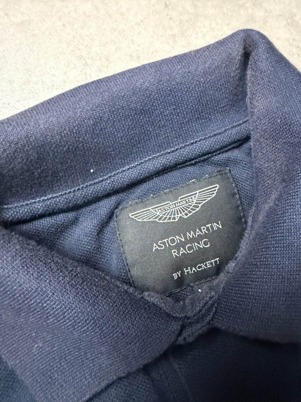 Hackett Vintage Polo Shirt 2016 Aston Martin Racing Navy Blau M