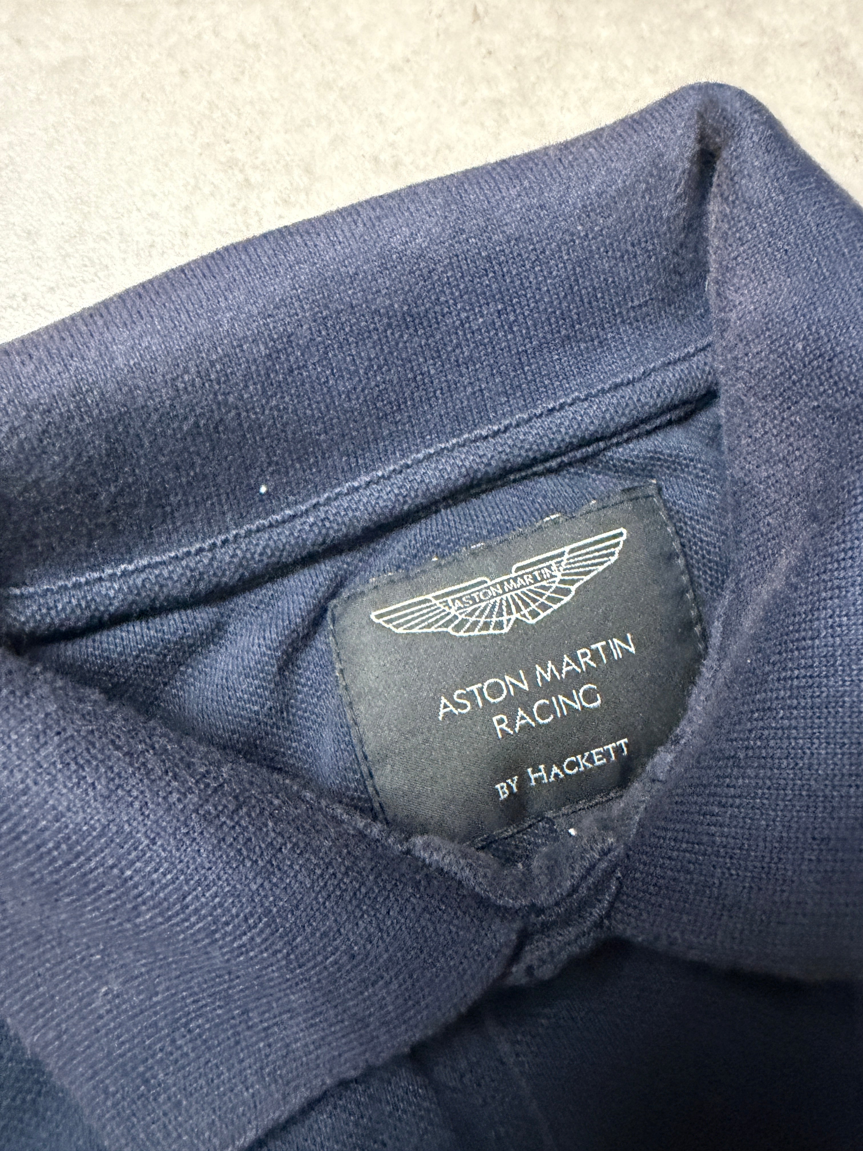 Hackett Vintage Polo Shirt 2016 Aston Martin Racing Navy Blau M