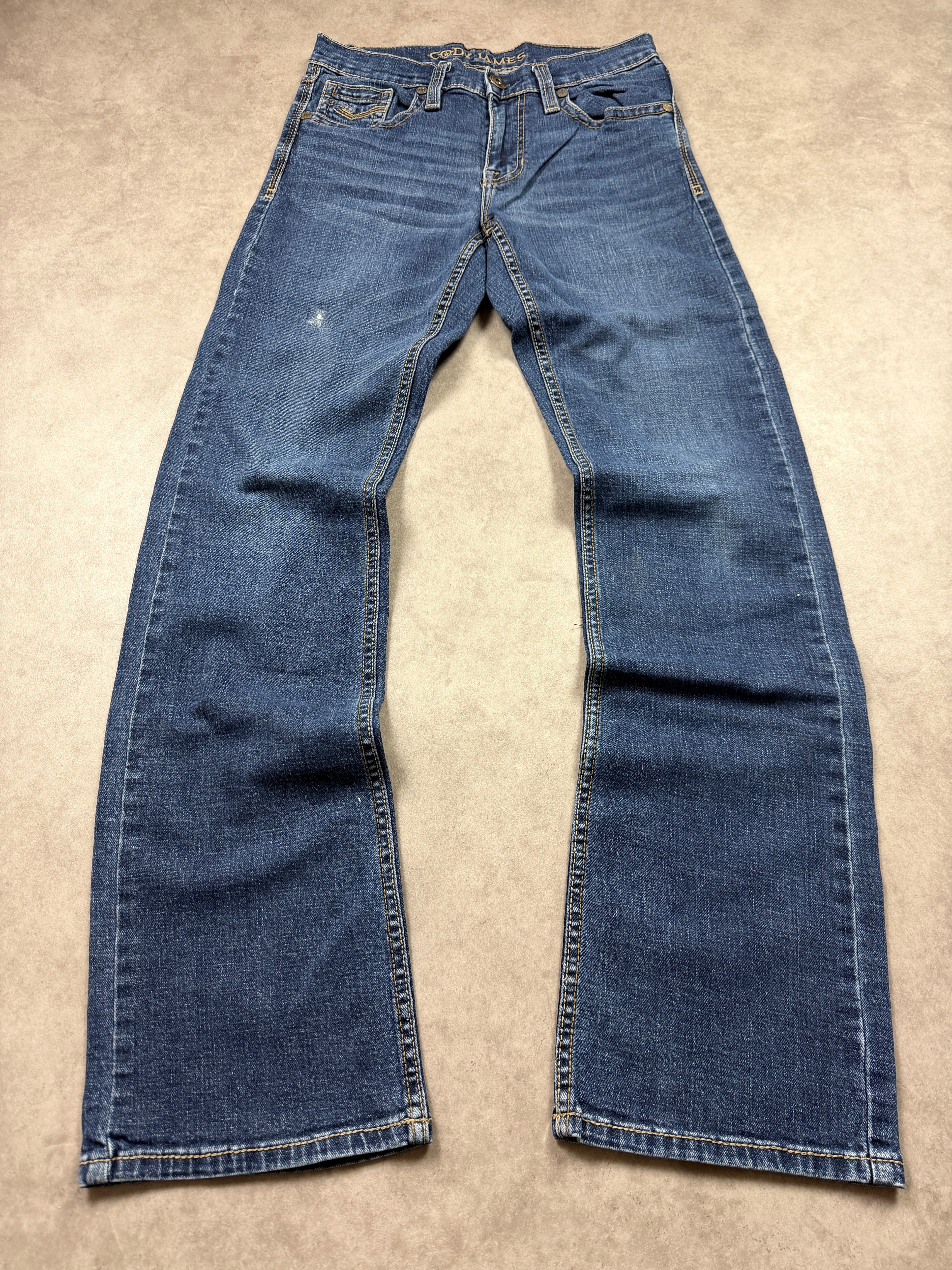 Cody James Vintage Jeans Backprint Y2K Straight Fit 2005 M
