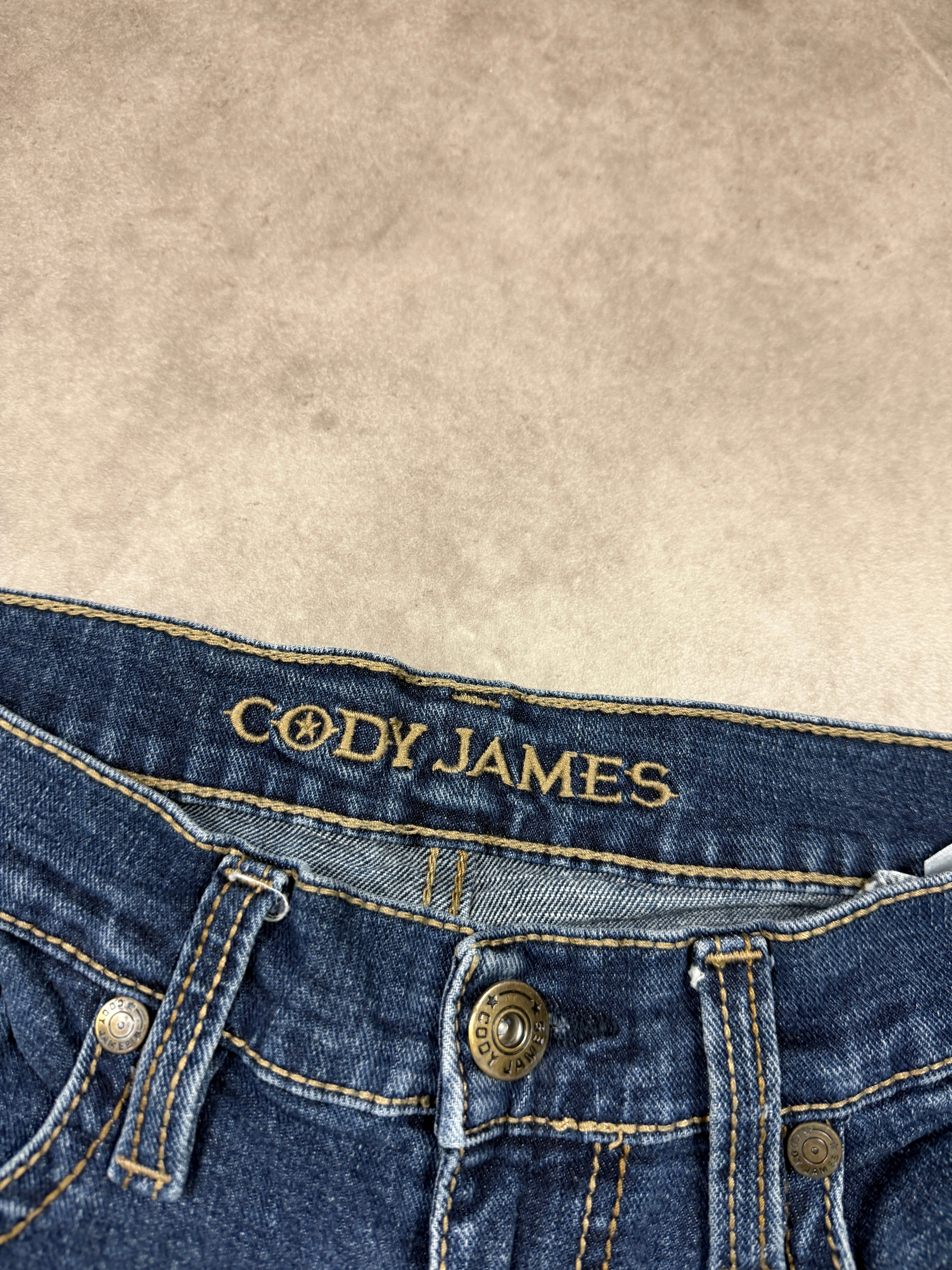 Cody James Vintage Jeans Backprint Y2K Straight Fit 2005 M