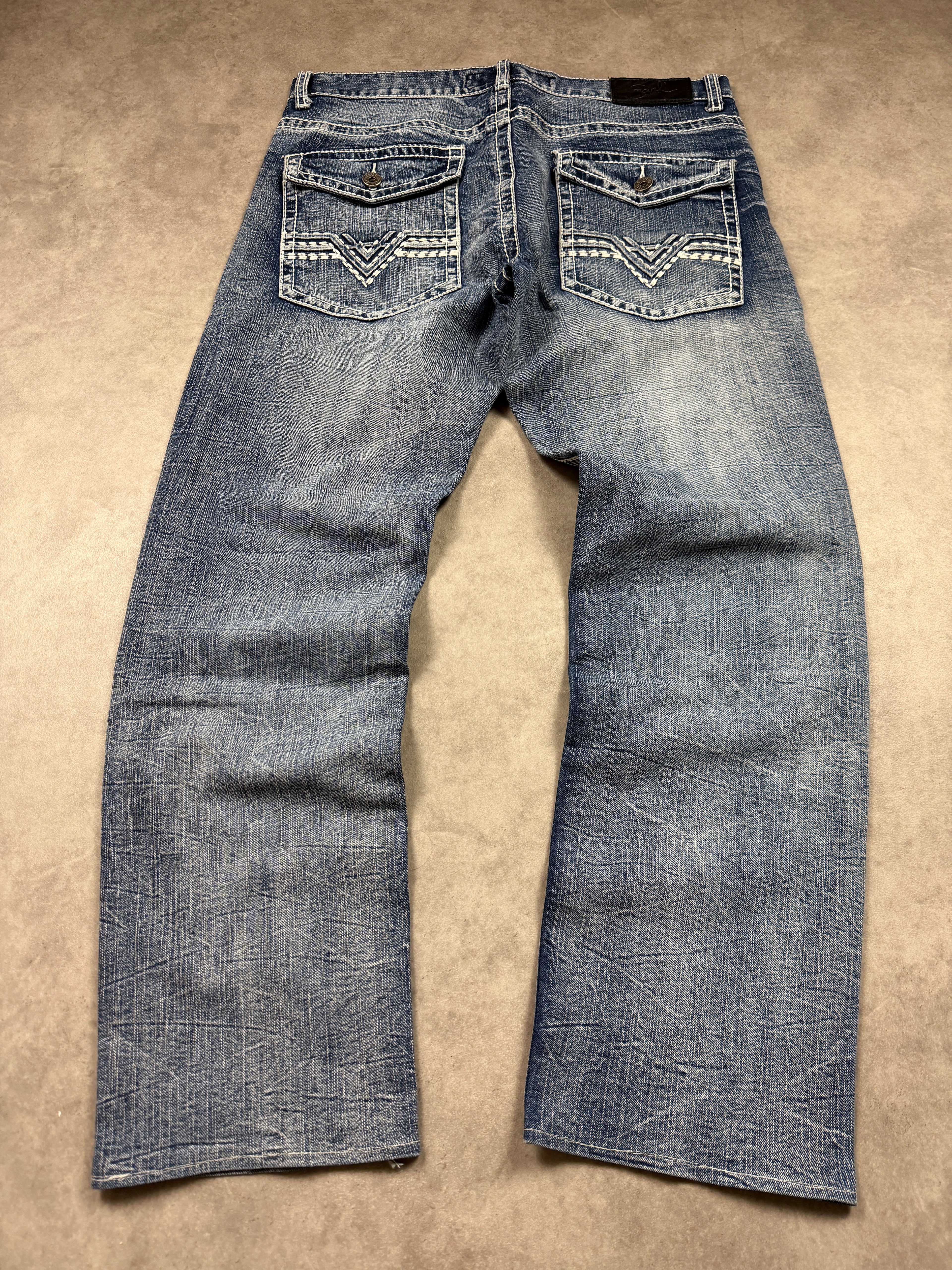 Earl Jeans Vintage Jeans Backprint Y2K Straight Fit 2006 M