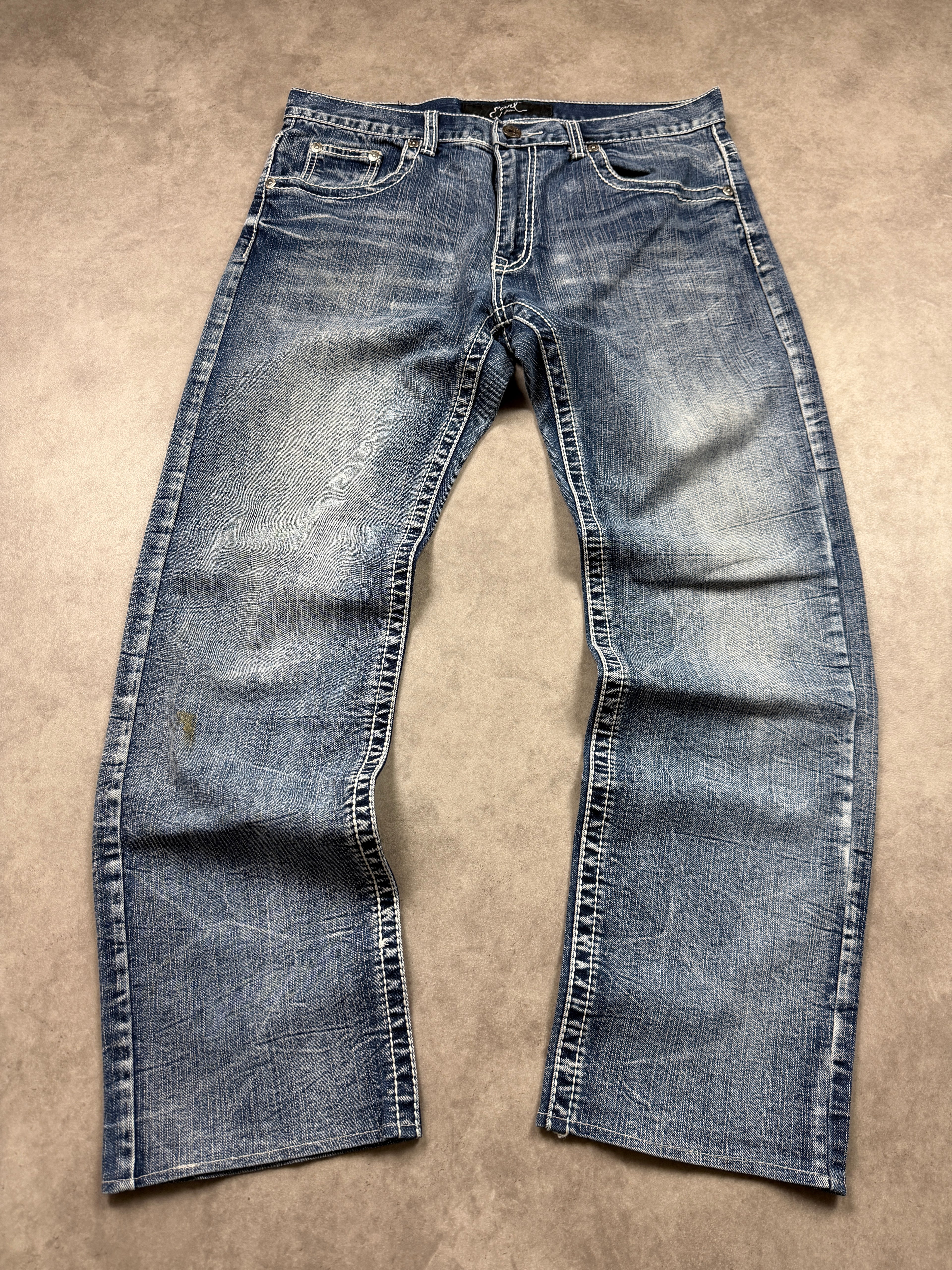 Earl Jeans Vintage Jeans Backprint Y2K Straight Fit 2006 M