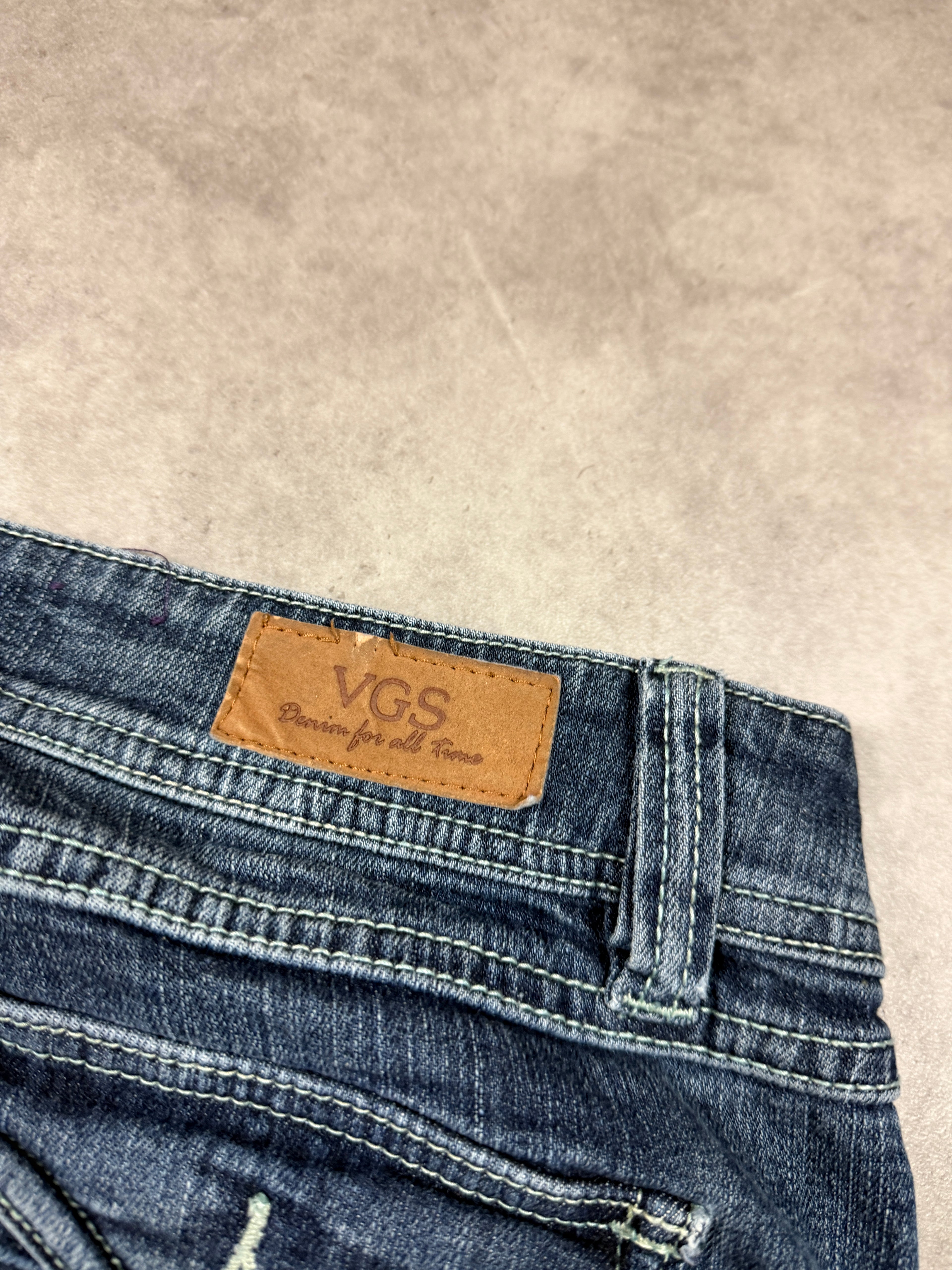 VGS Vintage Jeans Backprint Y2K Straight Fit 2005 L Damen