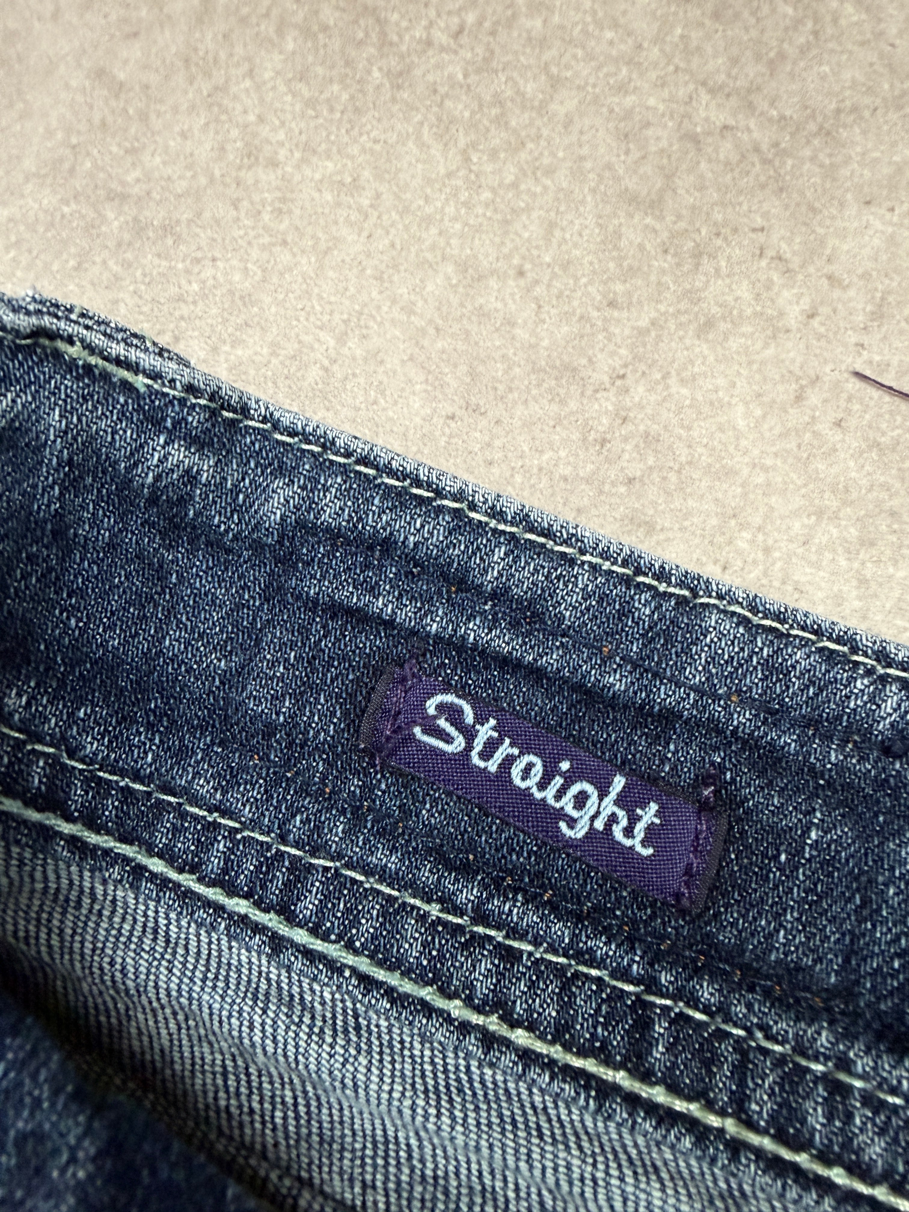 VGS Vintage Jeans Backprint Y2K Straight Fit 2005 L Damen