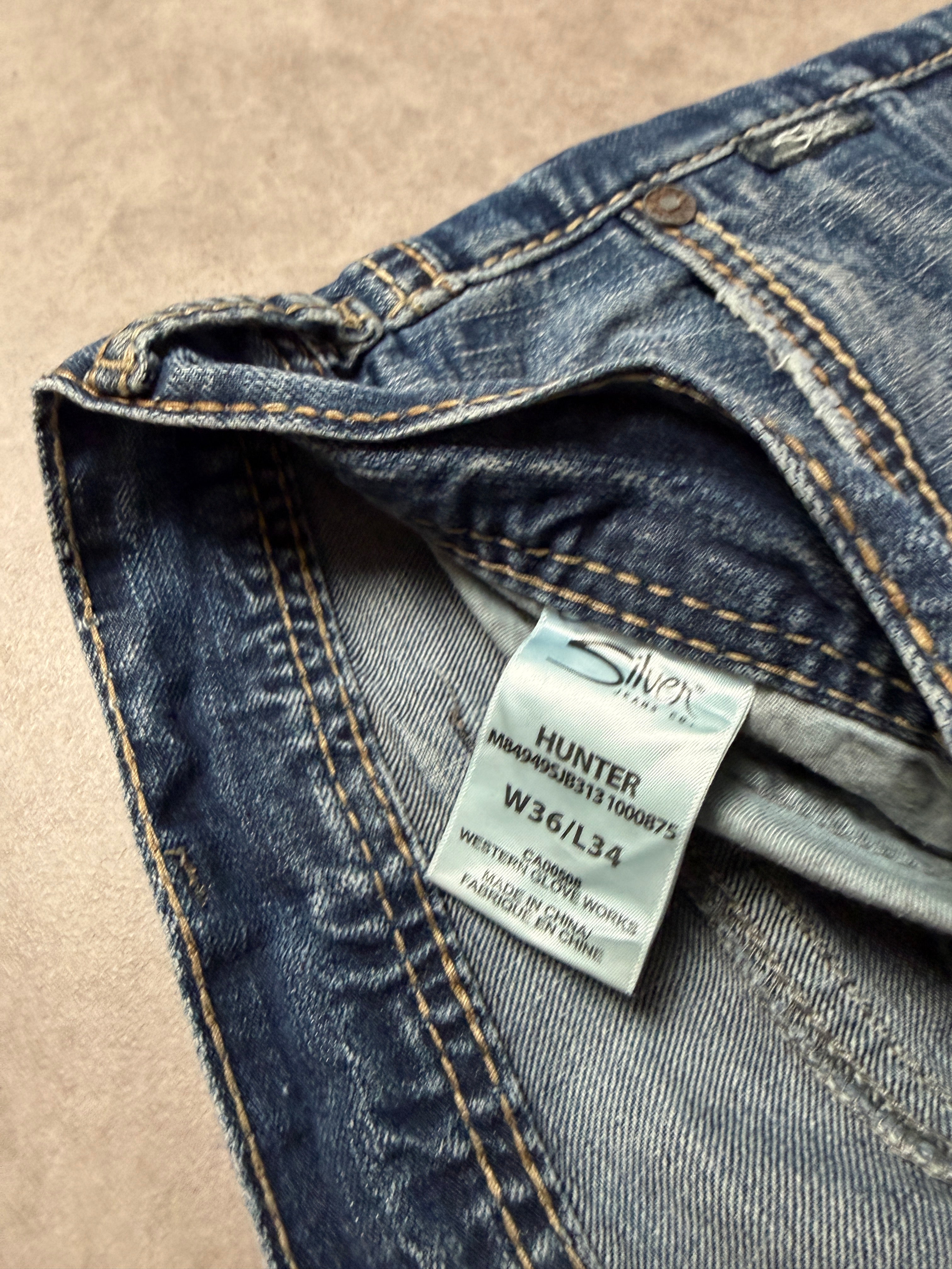 Silver Jeans Vintage Jeans Backprint Y2K Straight Fit 2008 L