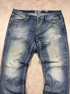 BKE Vintage Jeans Backprint Y2K Straight Fit 2007 L