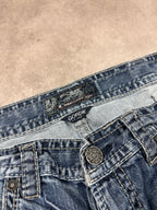 Silver Jeans Vintage Jeans Backprint Y2K Straight Fit*Rare*2008 XL