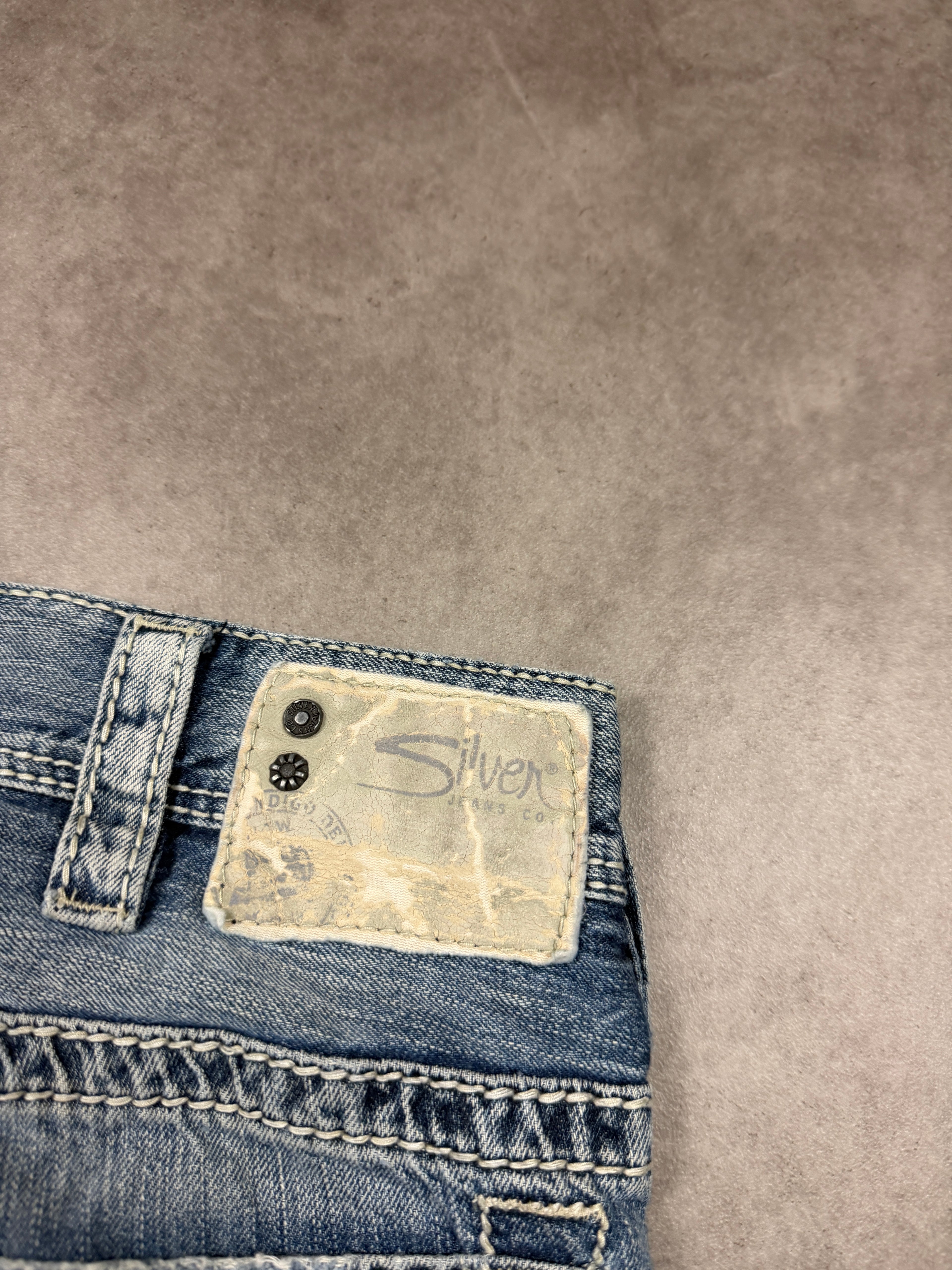 Silver Jeans Vintage Jeans Backprint Y2K Straight Fit 2005 L
