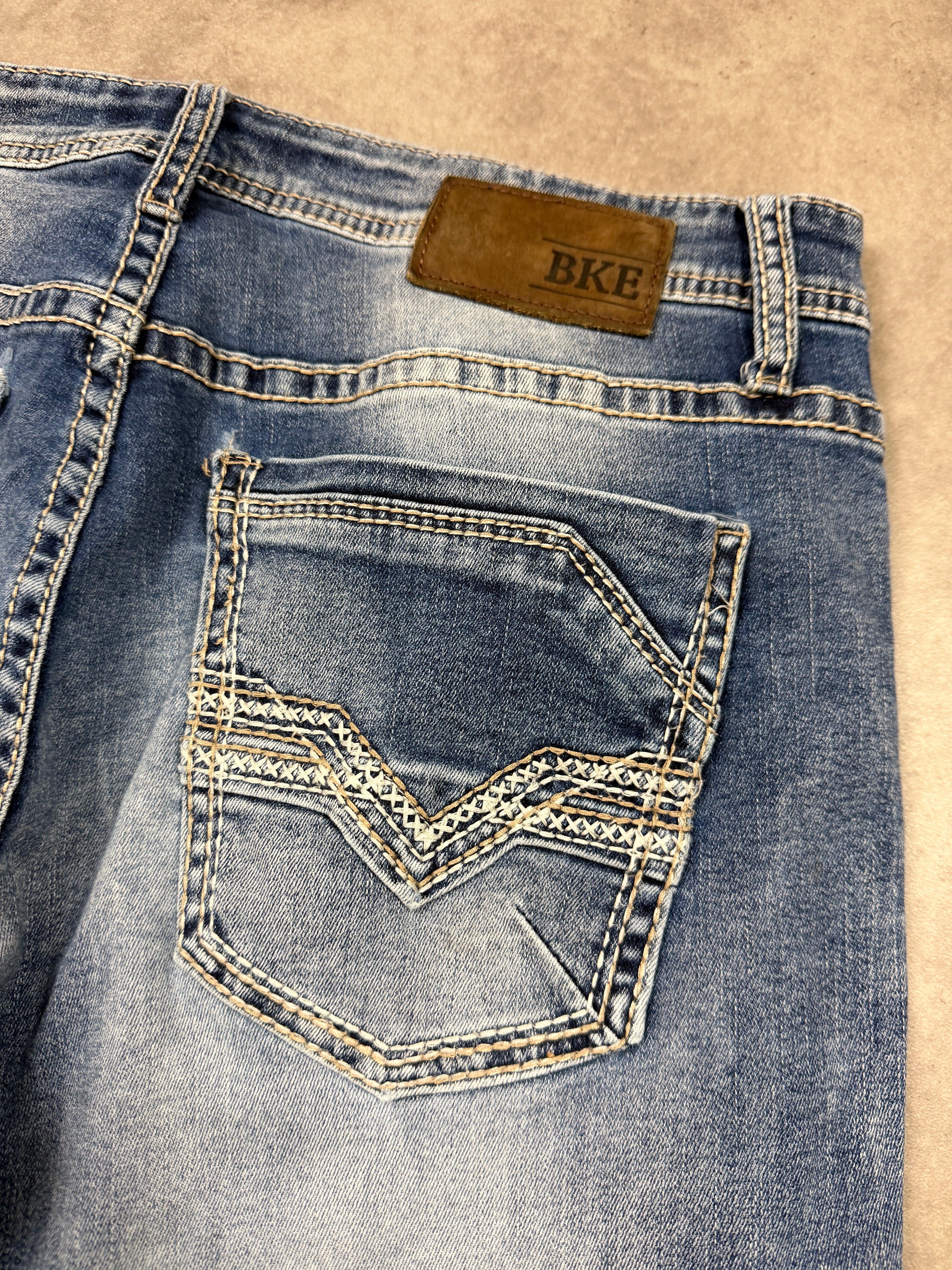 BKE Vintage Jeans Backprint Y2K Straight Fit 2008 M Damen