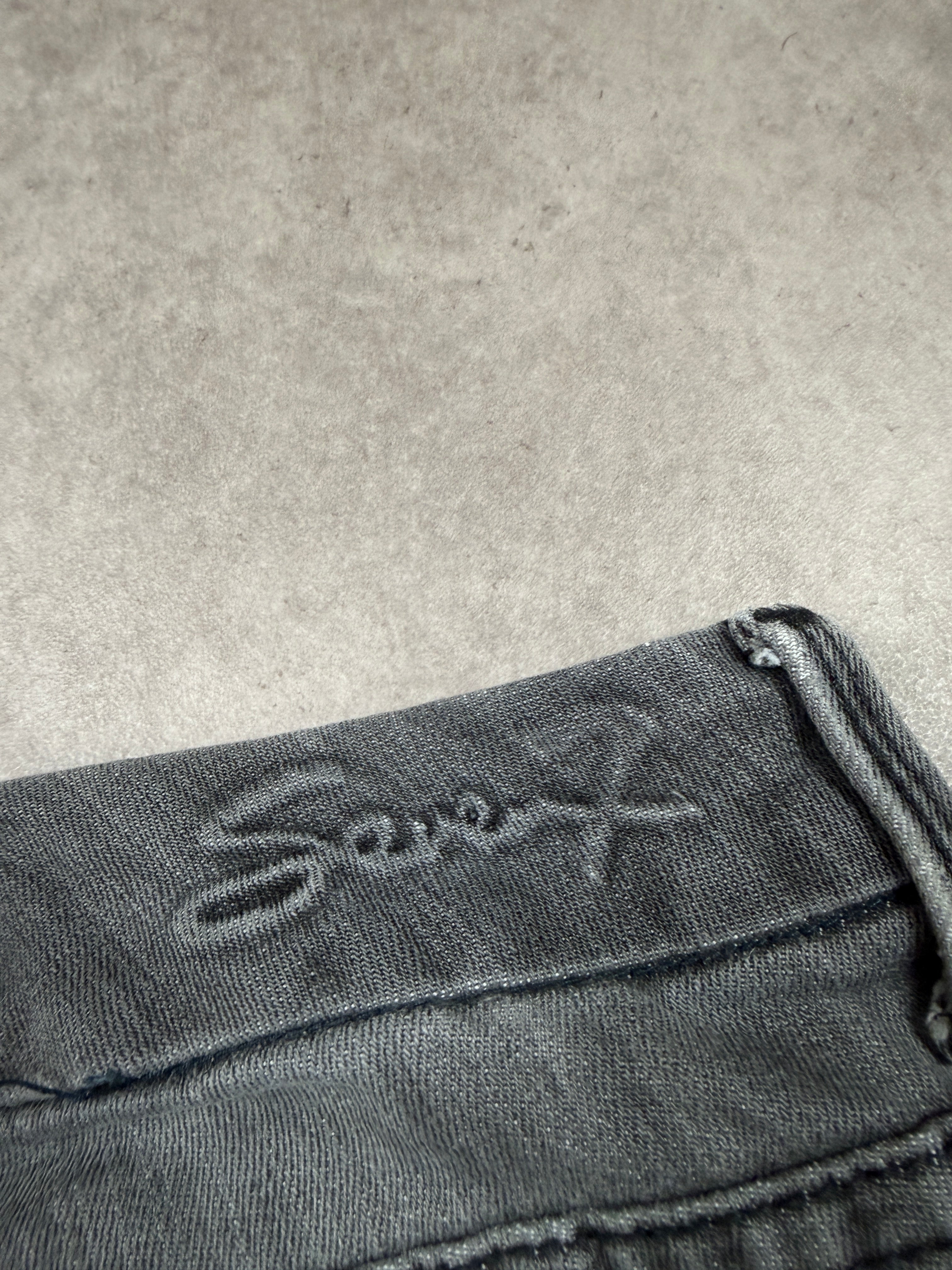 Seven7 Vintage Jeans Backprint Y2K Straight Fit 2008 M Damen