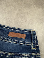Wallflower Vintage Jeans Backprint Y2K Bootcut Fit 2000s S Damen