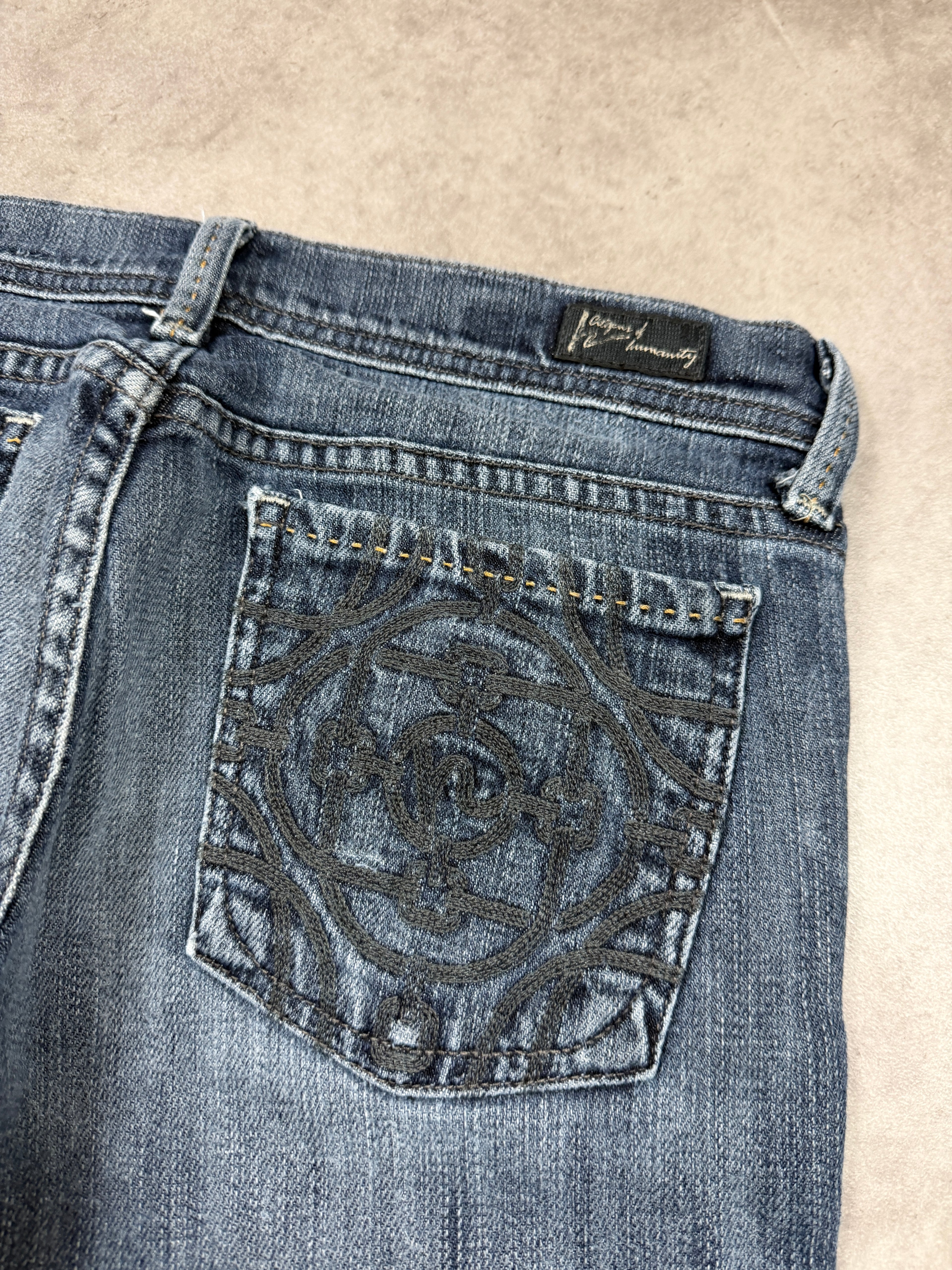 People of Humanity Vintage Jeans Backprint Y2K Bootcut Fit 2006 S Damen