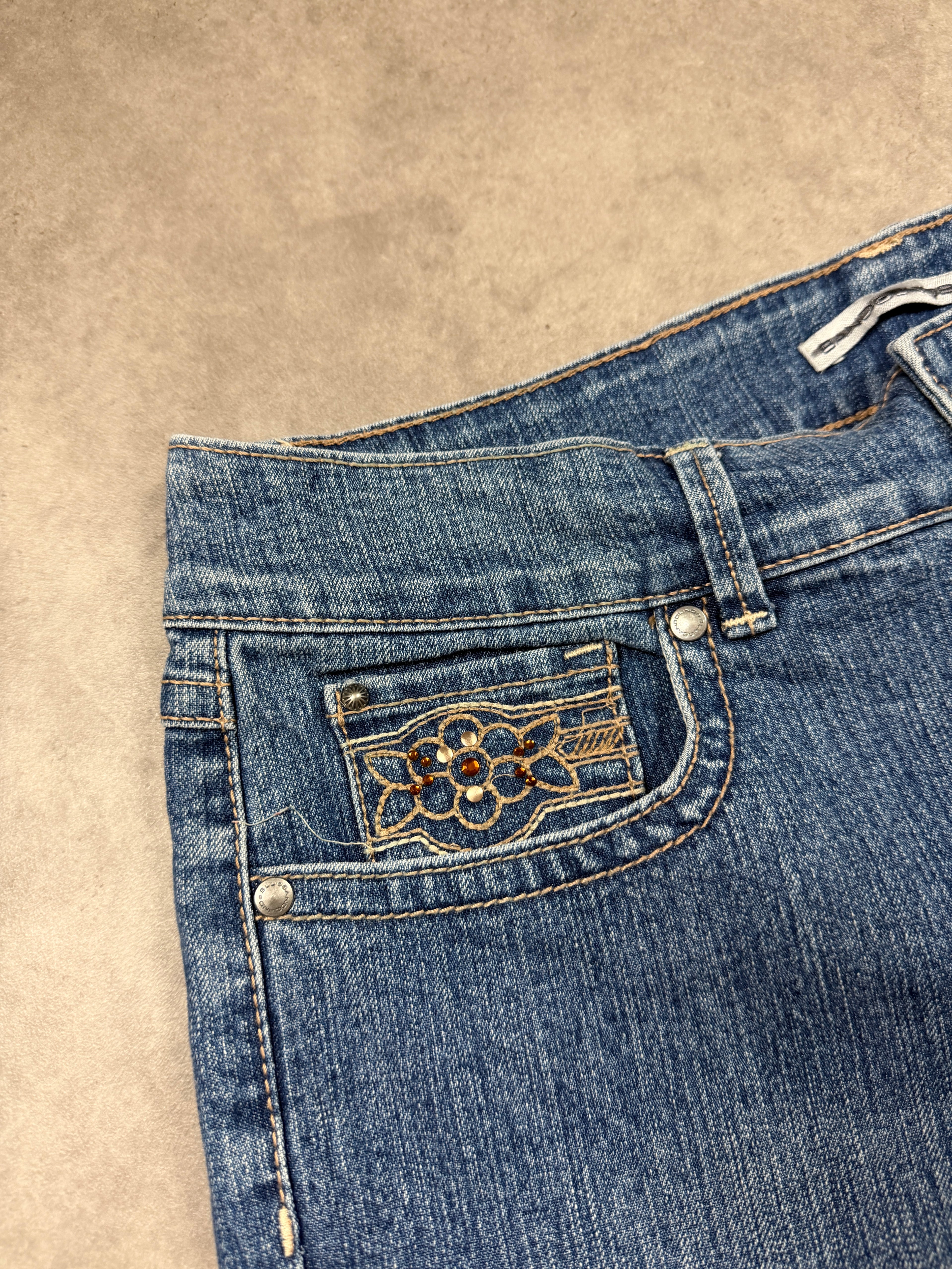 Cruel Vintage Jeans Backprint Y2K Bootcut Fit 2005 M