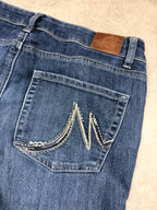Maurices Vintage Jeans Backprint Y2K Bootcut Fit 2005 M Damen