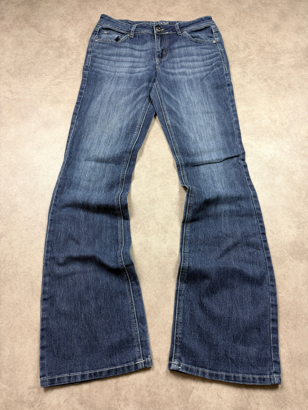 Maurices Vintage Jeans Backprint Y2K Bootcut Fit 2005 M Damen