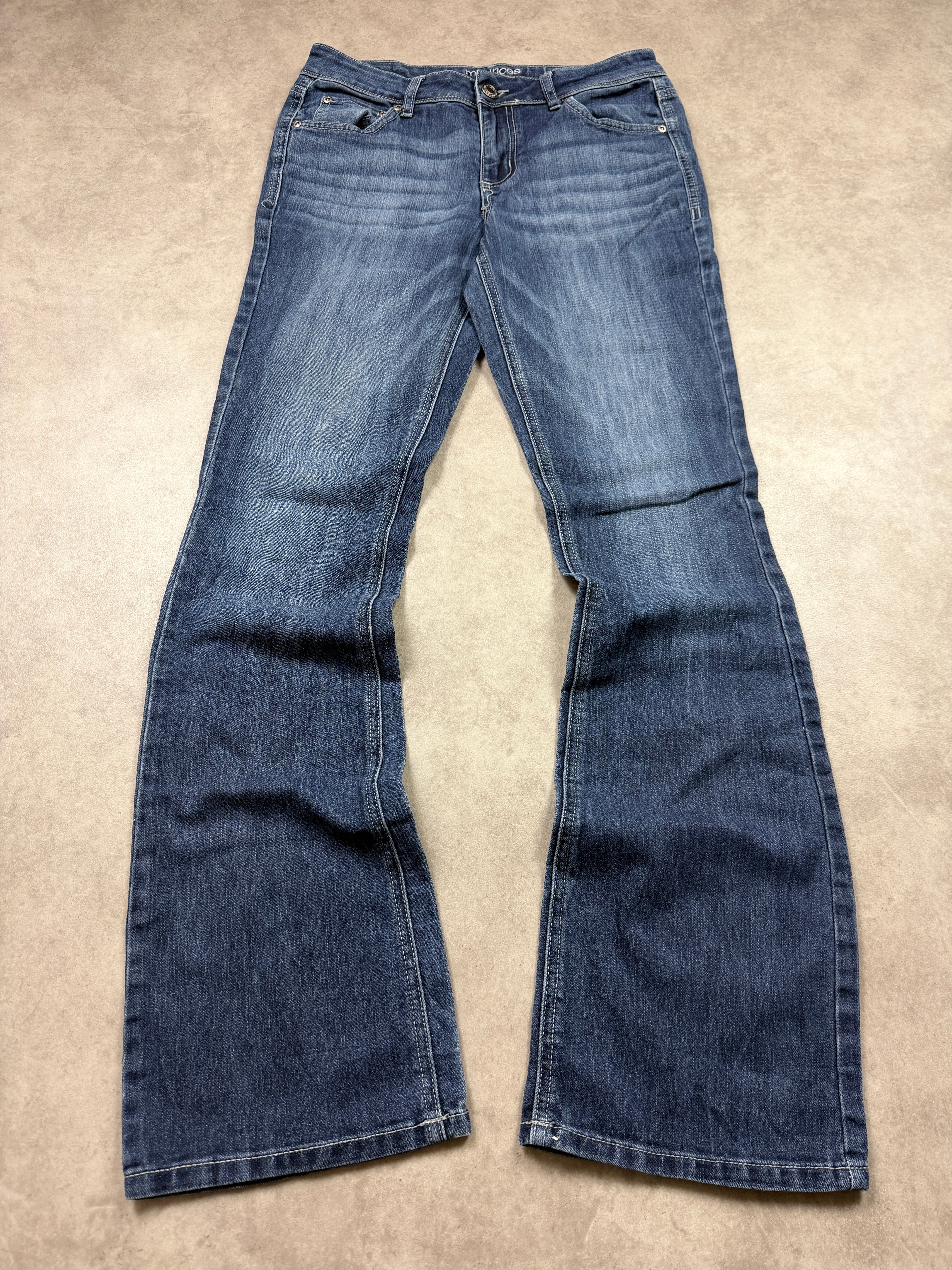 Maurices Vintage Jeans Backprint Y2K Bootcut Fit 2005 M Damen