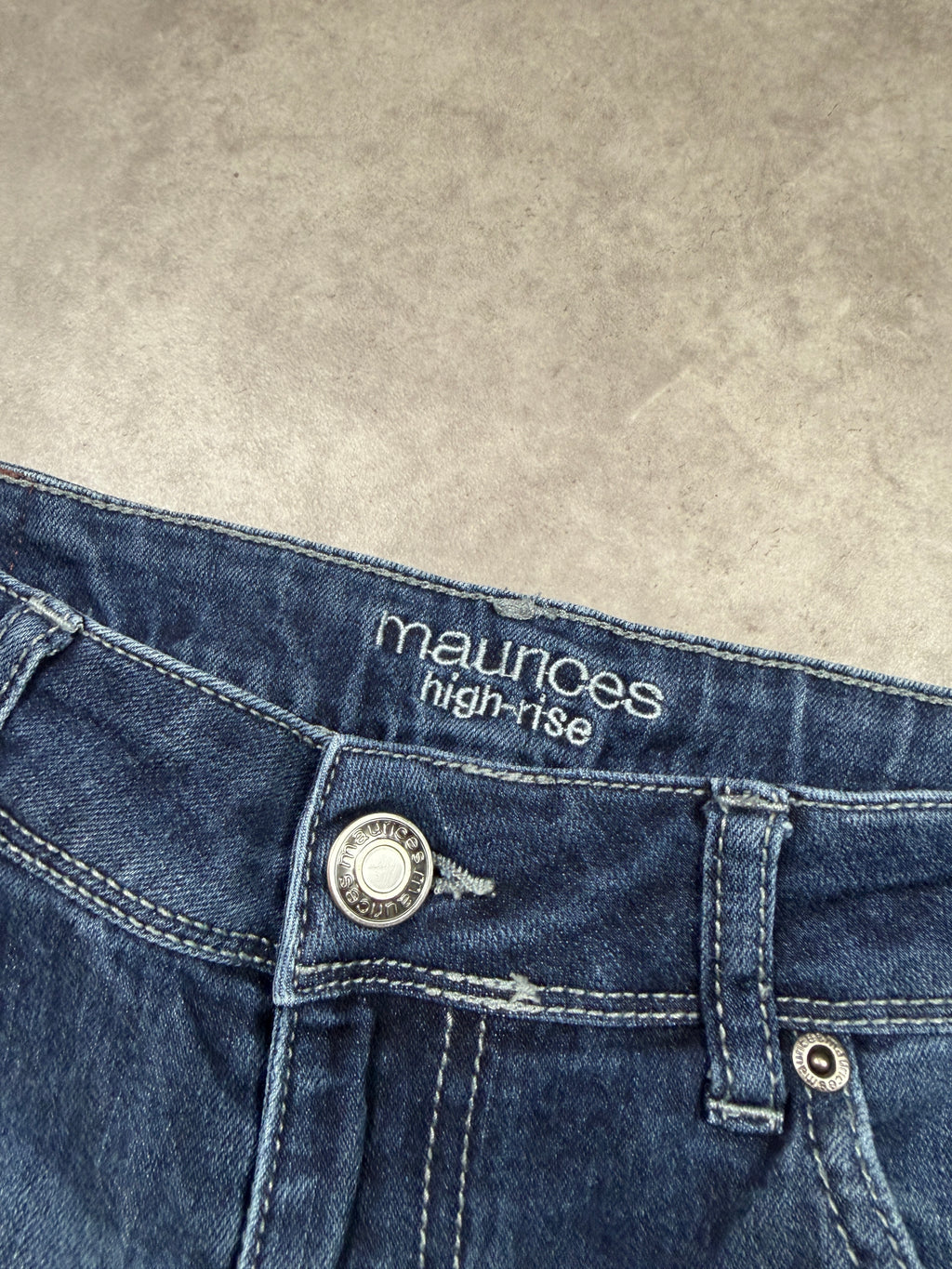 Maurices Vintage Jeans Backprint Y2K Bootcut Fit 2005 M Damen
