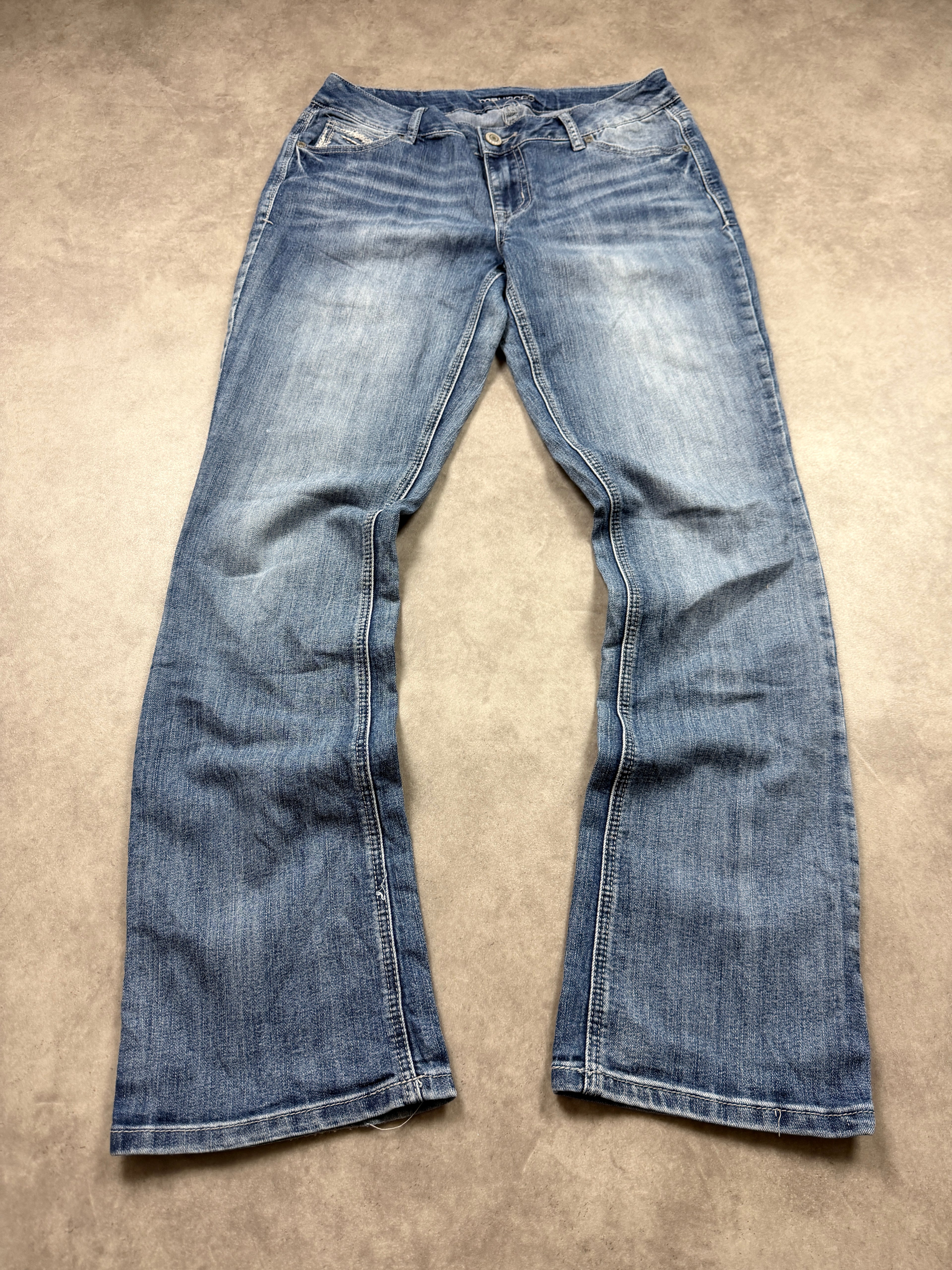 Vintage Jeans Backprint Y2K Bootcut Fit 2005 M