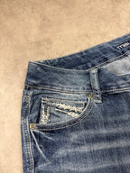 Vintage Jeans Backprint Y2K Bootcut Fit 2005 M