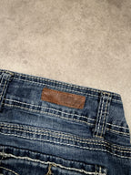 Vintage Jeans Backprint Y2K Bootcut Fit 2005 S Damen