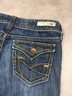 Vintage Jeans Backprint Y2K Bootcut Fit 2005 M Damen