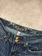 Vintage Jeans Backprint Y2K Bootcut Fit 2005 M Damen