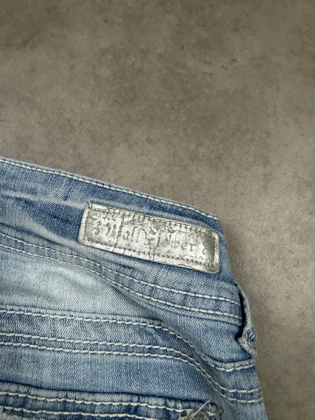 Vintage Jeans Backprint Y2K Bootcut Fit 2005 S Damen