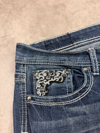 ZCO Jeans Vintage Jeans Backprint Y2K Bootcut Fit 2006 M Damen