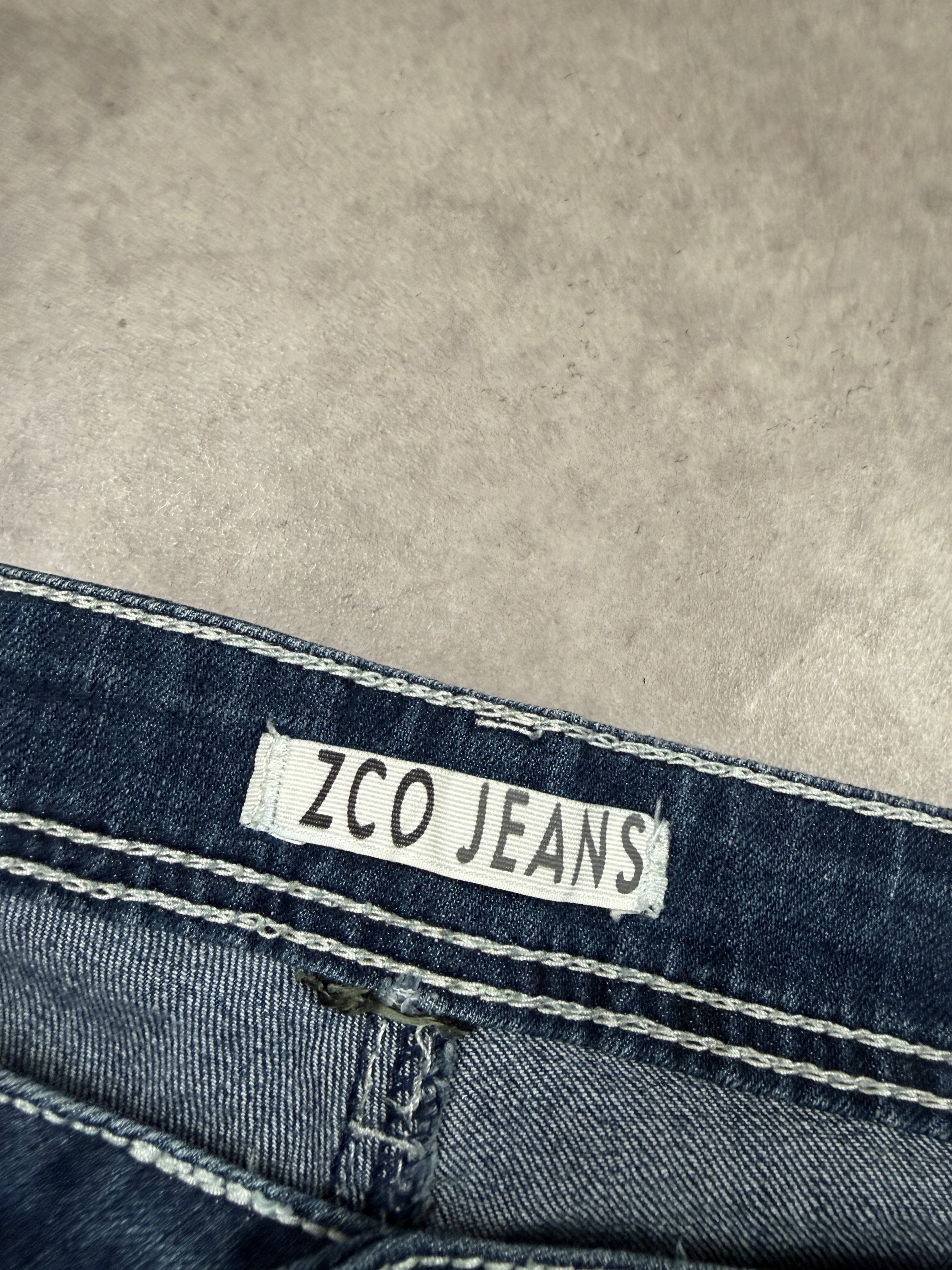 ZCO Jeans Vintage Jeans Backprint Y2K Bootcut Fit 2006 M Damen