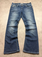 ZCO Jeans Vintage Jeans Backprint Y2K Bootcut Fit 2006 M Damen