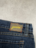 Grane Vintage Jeans Backprint Y2K Bootcut Fit 2005 M Damen