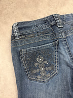 Candie’s Vintage Jeans Backprint Y2K Bootcut Fit 2006 M Damen