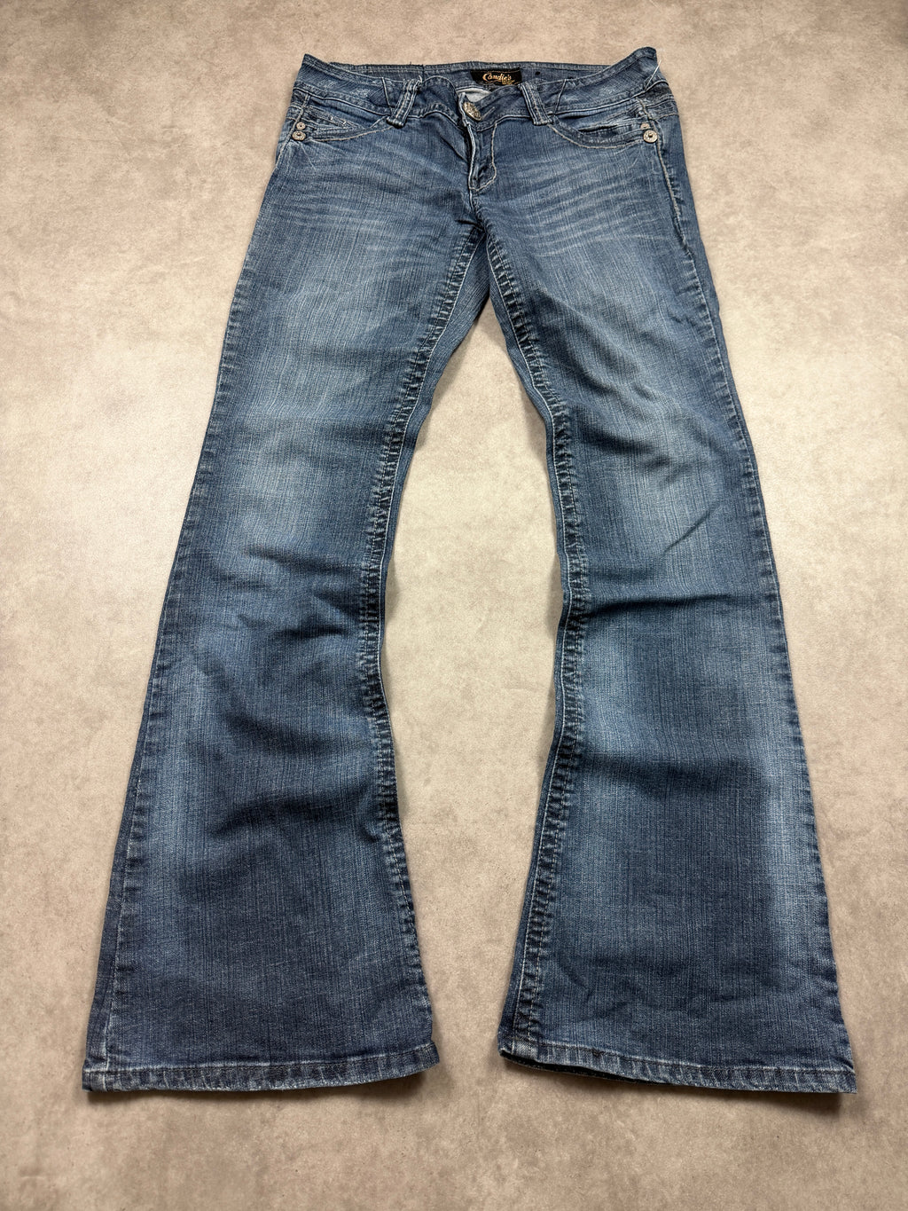 Candie’s Vintage Jeans Backprint Y2K Bootcut Fit 2006 M Damen