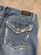 Earl Vintage Jeans Backprint Y2K Bootcut Fit 2005 M Damen