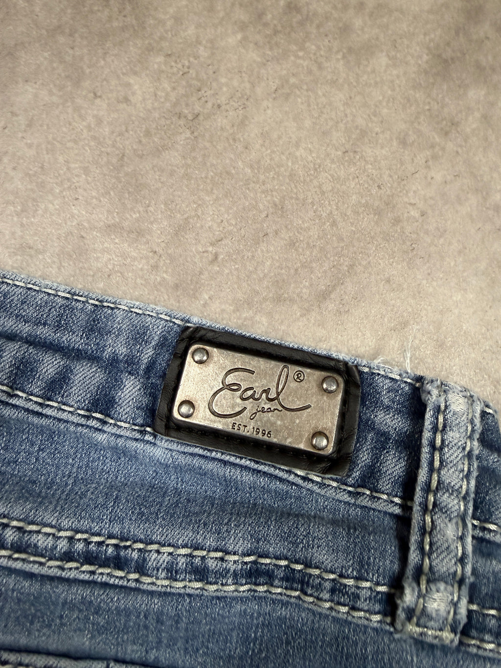 Earl Vintage Jeans Backprint Y2K Bootcut Fit 2005 M Damen