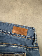 Amethyst Vintage Jeans Backprint Y2K Bootcut Fit 2006 M Damen