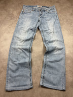 Biarritz Vintage Jeans Backprint Y2K Bootcut Fit 2004 M Damen