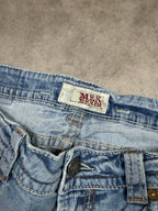 Biarritz Vintage Jeans Backprint Y2K Bootcut Fit 2004 M Damen