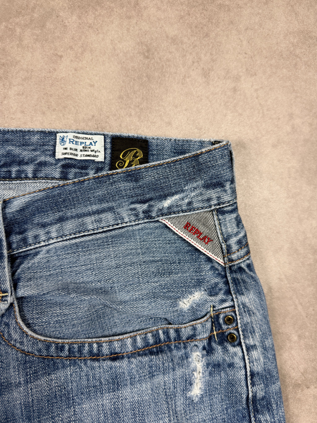 Replay Vintage Jeans Baggy Fit*Rare*2007 L