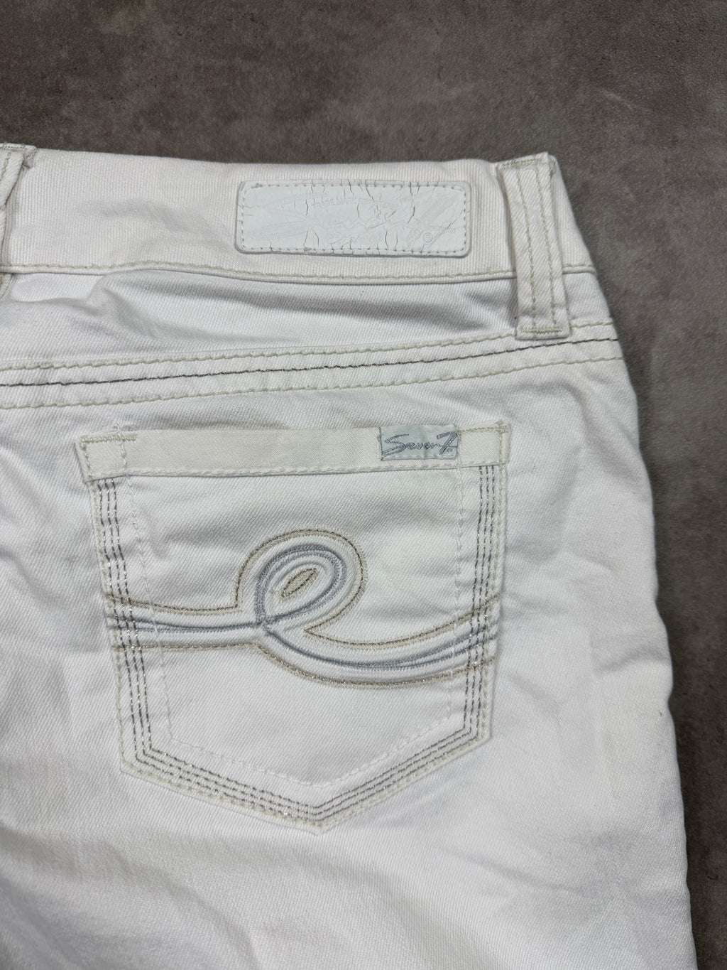 Seven7 Vintage Jeans Backprint Y2K Bootcut Fit*Rare*2007 M Damen