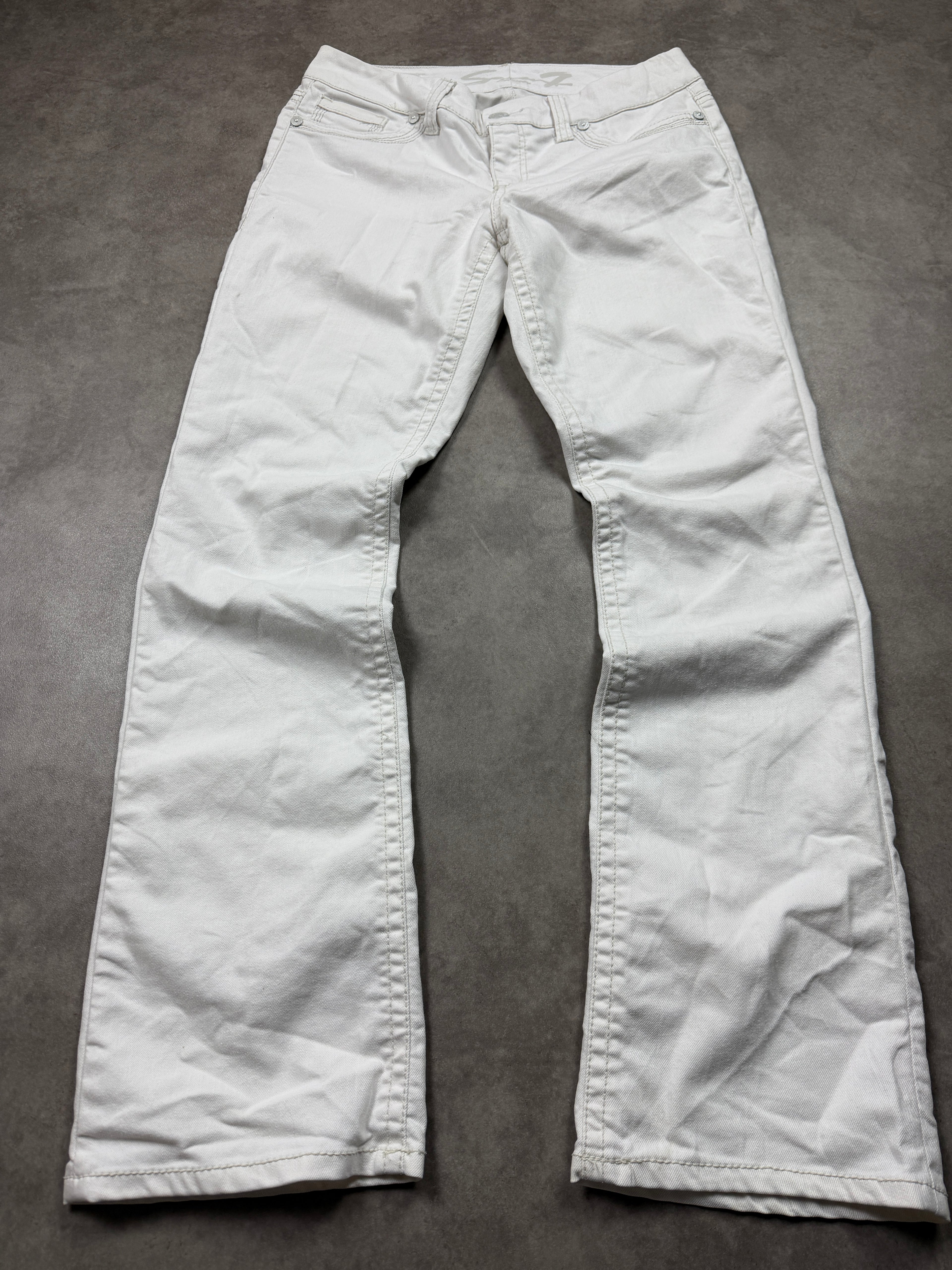 Seven7 Vintage Jeans Backprint Y2K Bootcut Fit*Rare*2007 M Damen