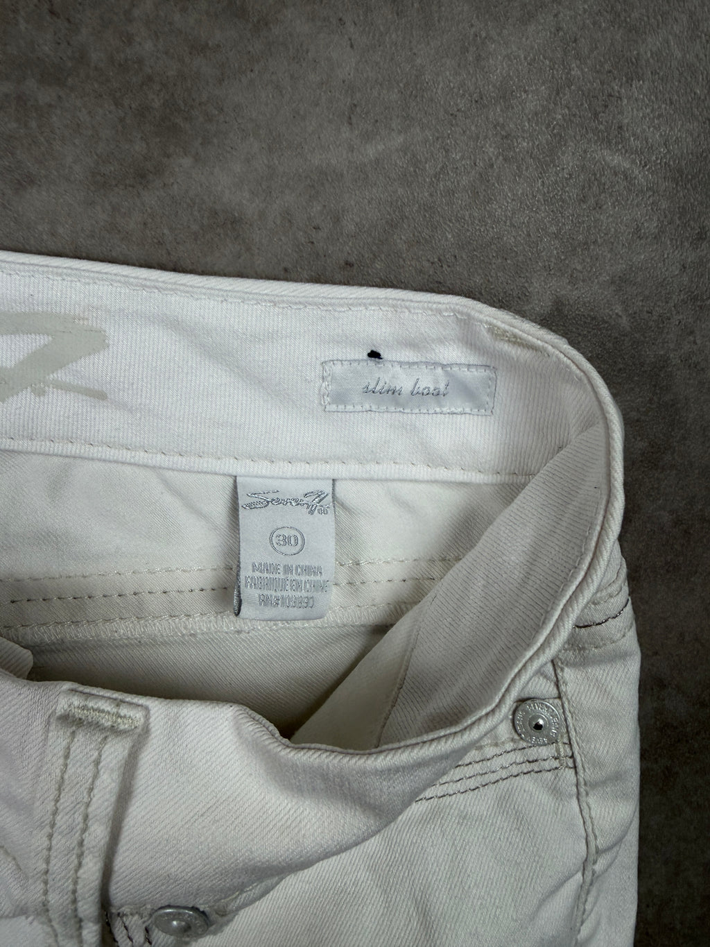 Seven7 Vintage Jeans Backprint Y2K Bootcut Fit*Rare*2007 M Damen