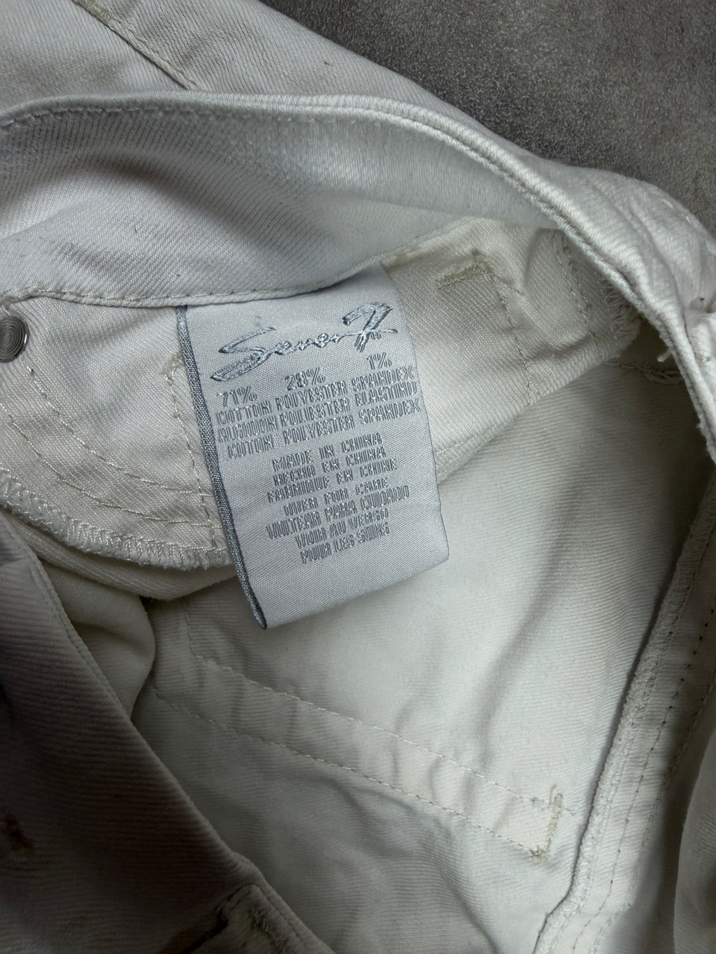 Seven7 Vintage Jeans Backprint Y2K Bootcut Fit*Rare*2007 M Damen