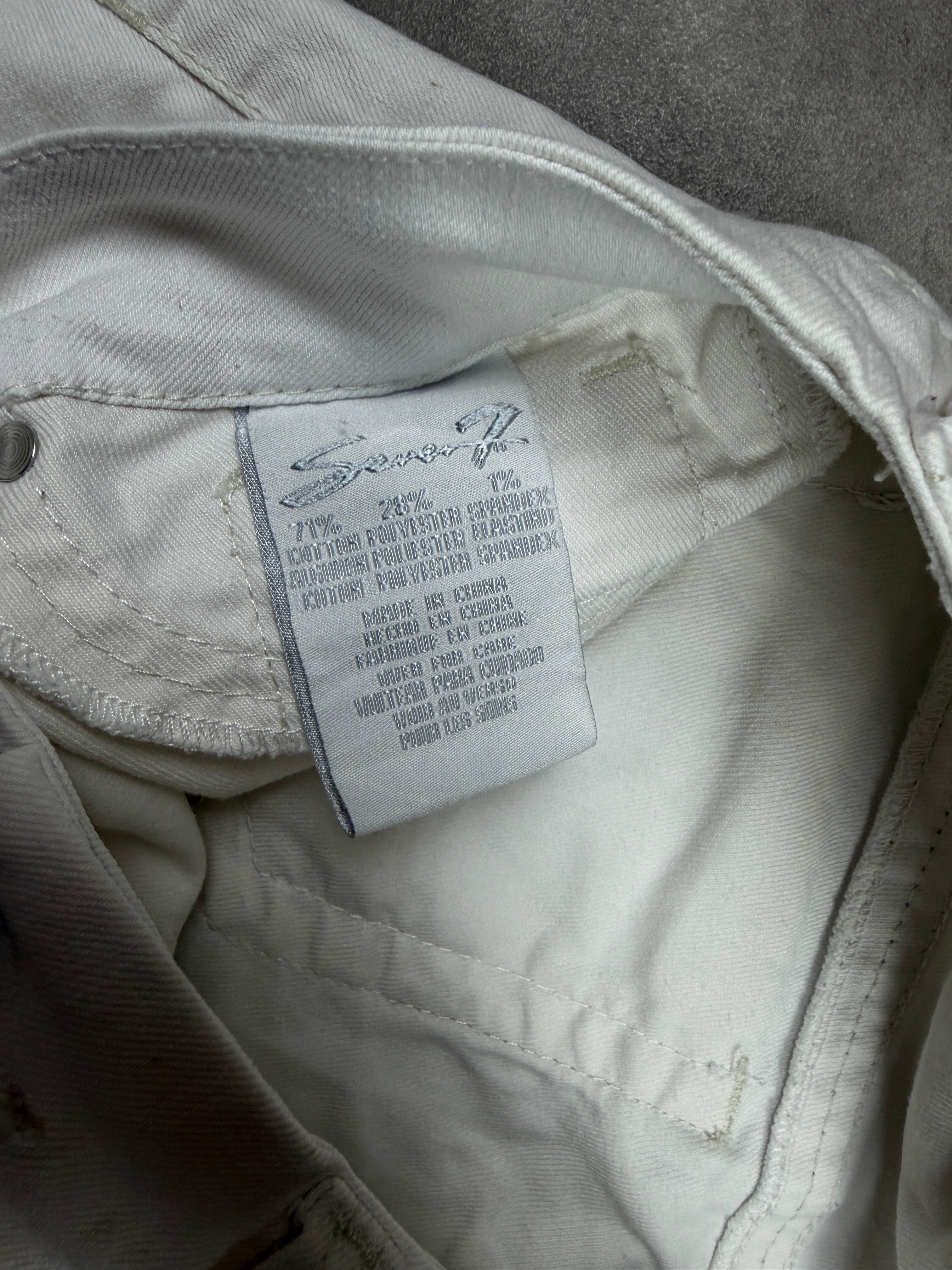 Seven7 Vintage Jeans Backprint Y2K Bootcut Fit*Rare*2007 M Damen