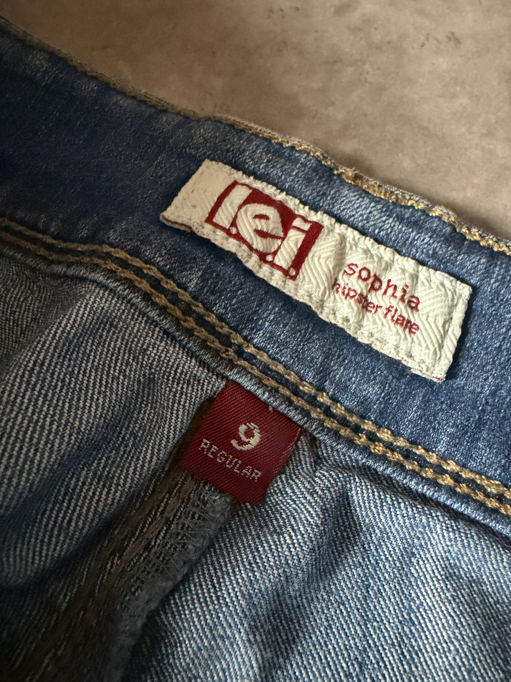 Vintage Denim Y2K Jeans 2000s Damen M